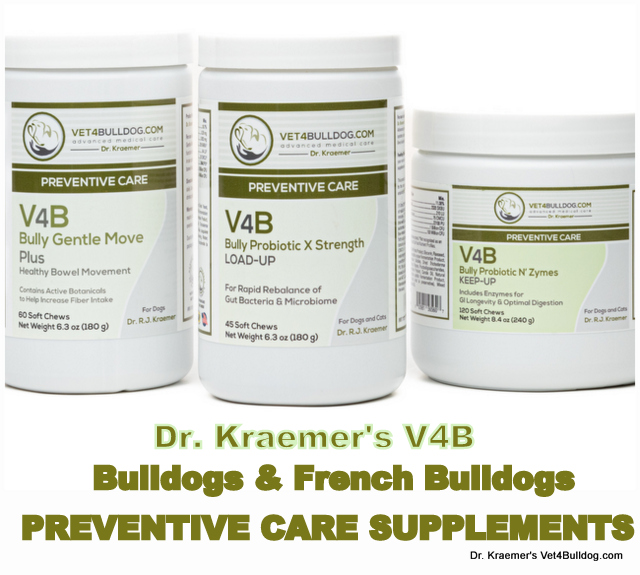 Supplements Prevention and Care for Bulldogs and French Bulldogs
