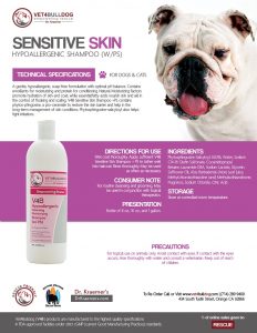 V4B Hypoallergenic Medicated Shampoo for Bulldogs and French Bulldogs