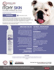 V4B Itchy Skin Medicated Gel for Bulldogs and French Bulldogs