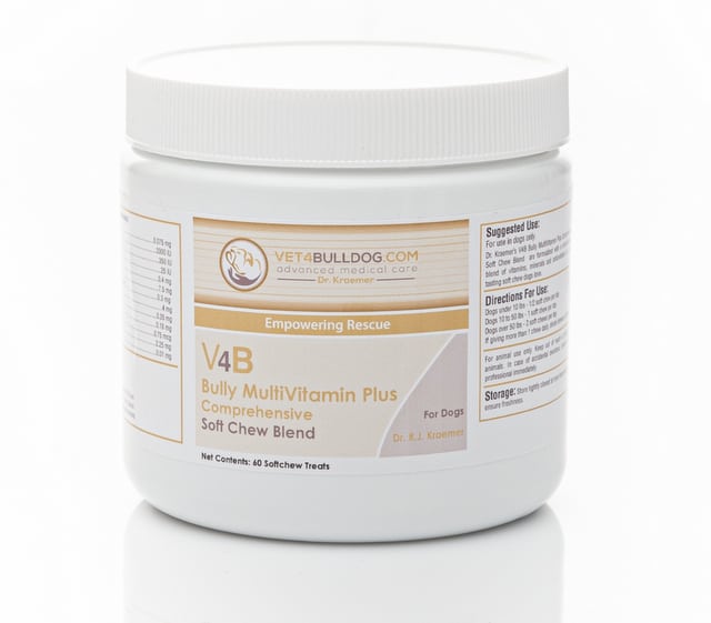 V4B Bully Multivitamin Plus for Bulldogs and French Bulldogs