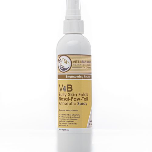 V4B Skin Fold Antiseptic Spray for Bulldogs and French Bulldogs