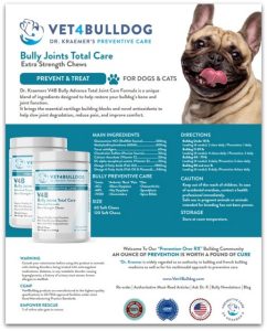 therapeutic joint supplement for bulldogs ACL tear