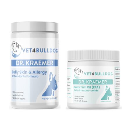 Bully Skin and Ears Vital Care Bundle with 2026 Vet4Bulldog product labels