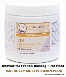 Answer for French Bulldog First Heat and Estrus Cycle