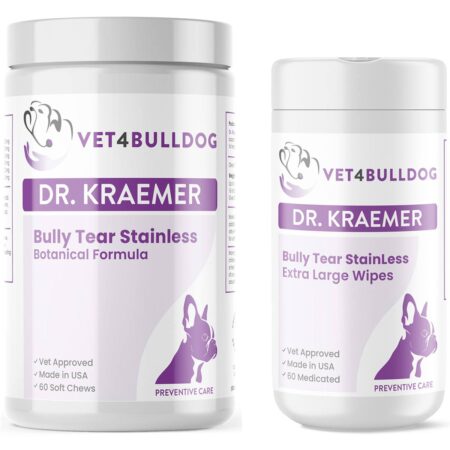 Bully Tear StainLess Basic Care Bundle with optimized 2026 Vet4Bulldog product images