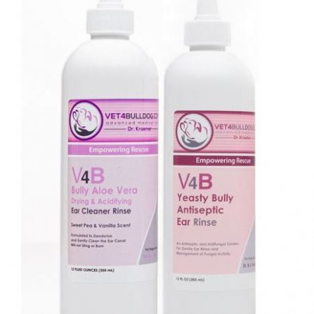 V4B Bulldog and French Bulldog Ears Rinse Economy Bundle