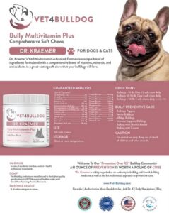 Fr. Bulldog Multivitamin Formula handout