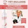 Dental plaque removal water additive