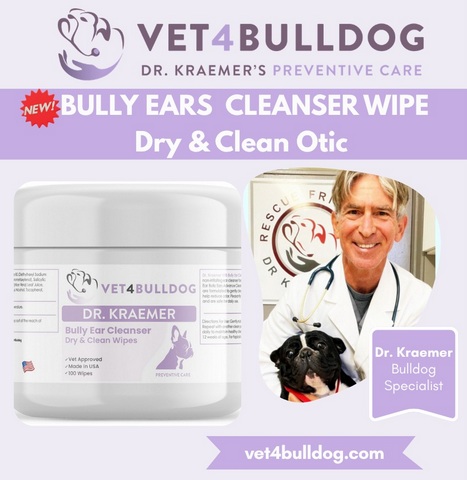 bulldog ear cleansing medicated wipes