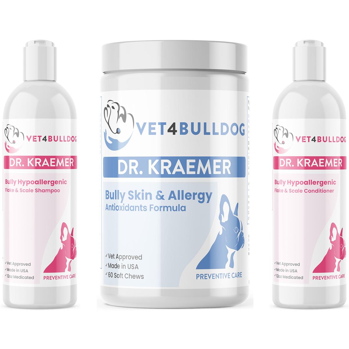 Bully Hypoallergenic Vital Skin Bundle with optimized 2026 Vet4Bulldog product images