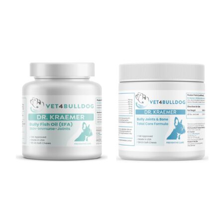 Bully Joint Basic Care Bundle over 60 lb with 2026 Vet4Bulldog product labels