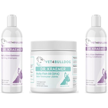 Bully Aloe Oatmeal Soothing Skincare Essential Bundle with optimized 2026 Vet4Bulldog product images
