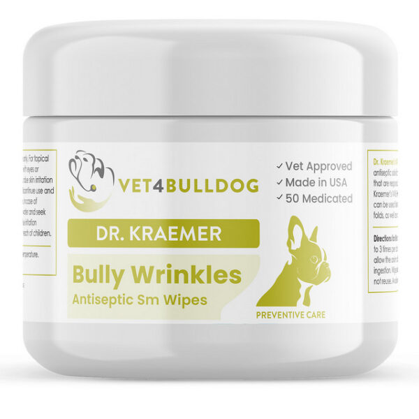 Bulldog Antiseptic wrinkle small wipes