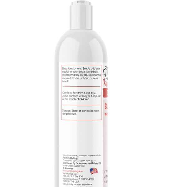 Bulldog Dental Plaque Removal Water Additive Directions