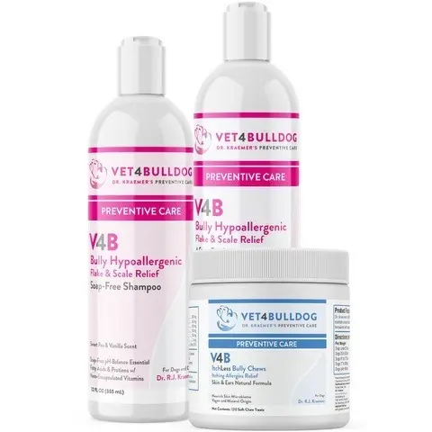 Hypoallergenic Vital Care Bundle for Bulldog and French Bulldogs