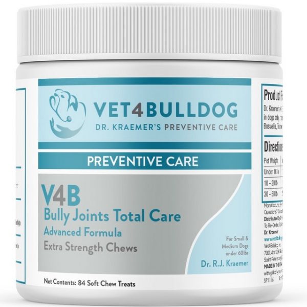 V4B Total Joint Care for Bulldogs and French Bulldogs Under 59 lb