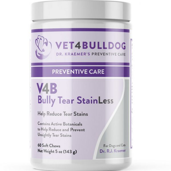 V4B Tear StainLess for Bulldogs and French Bulldogs Soft Chews