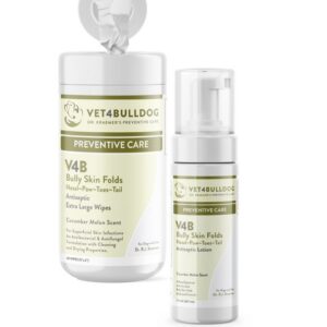 Bully skinfold Wipe & Lotion Bundle wellness