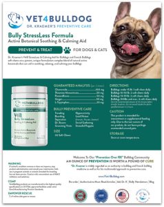 Fr. Bulldog V4B StressLess Formula Handout