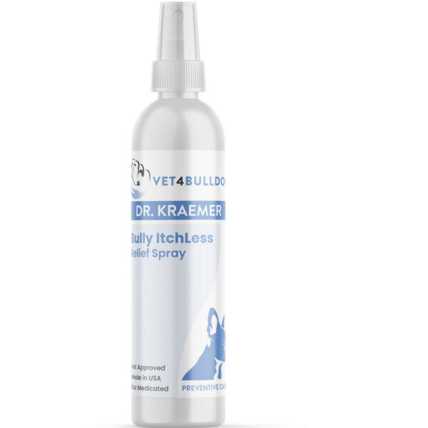 French Bulldog Itch Relief Medicated Spray