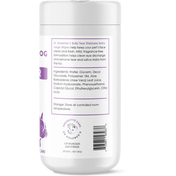 ear Stain Removal XL Wipes Ingredients