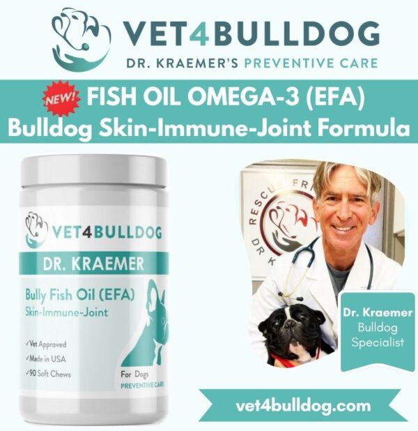 bulldog and French Bulldog Fish Oil Lg Supplement