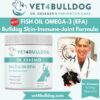 bulldog and French Bulldog Fish Oil Supplement