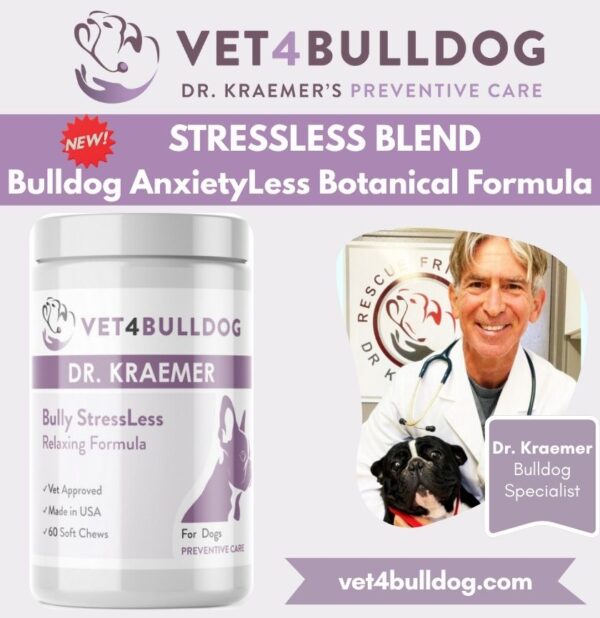 bulldog and French Bulldog Stress Less Supplement