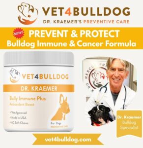 bulldog and French Bulldog immune & cancer Supplement