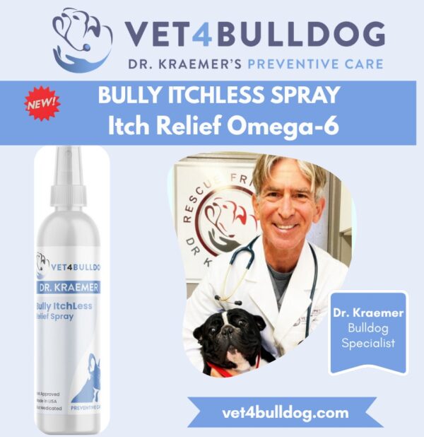 Bulldog itch relief omega 6 spray