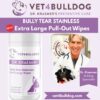 bulldog tear stain removal XL wipes