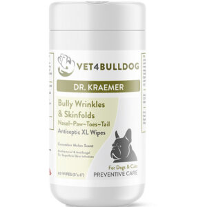 bulldog wrinkles Antiseptic XL Wipes
