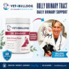 Dr. Kraemer, bulldog specialist, with V4B Bully Urinary Tract Health Chews