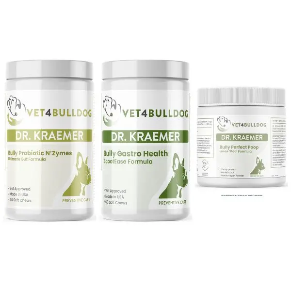 Bully Gastrointestinal Health Essential Bundle with current product labels
