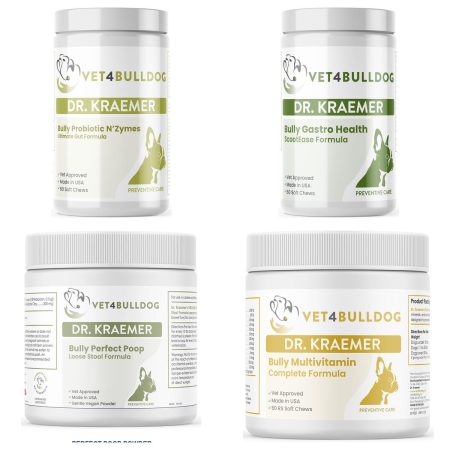 Bully Gastrointestinal Health Ultimate Bundle: probiotics, Gastro, Perfect Poop and multivitamin