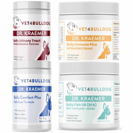Bully Urinary Tract Health ULTIMATE Bundle with current 2026 Vet4Bulldog product labels