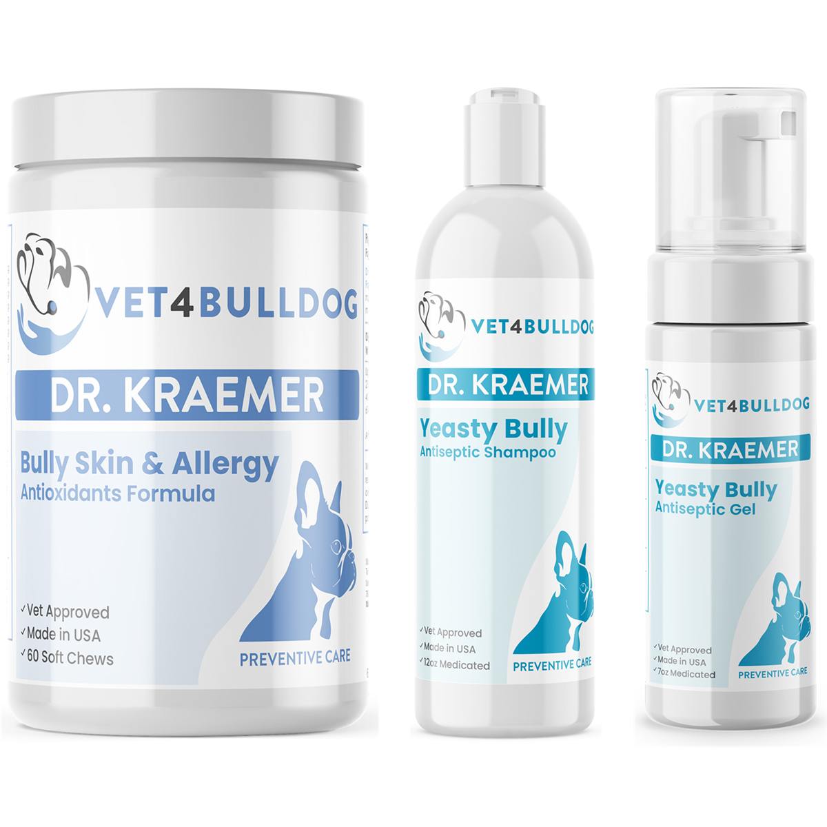 Yeasty Bully Must Have Bundle with optimized 2026 Vet4Bulldog product images