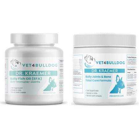 Joints Tendons Bones and Vertebra Vital Bundle with optimized 2026 Vet4Bulldog product images
