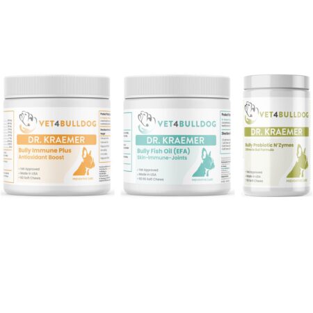 Bully Vital Health Bundle with optimized 2026 Vet4Bulldog product images