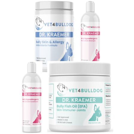 Bully Hypoallergenic Skincare ULTIMATE Bundle with optimized 2026 Vet4Bulldog product images