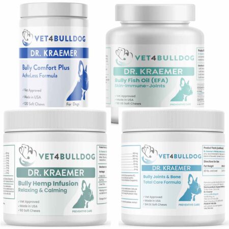 Bully Total Joint ULTIMATE Bundle (60lb and Over) with current 2026 Vet4Bulldog product labels