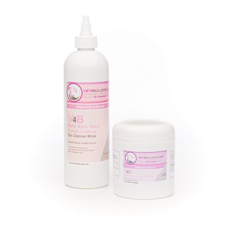 V4B Bulldog and French Bulldog Ear Care Basic Bundle