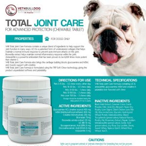 Dr. Kraemer Bulldog V4B Advance Total Joint Chews therapeutic supplement 
