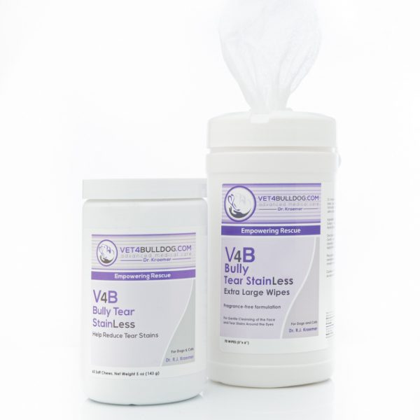 V4B Bulldog Tear StainLess Basic Care Economic Bundle