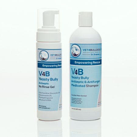 V4B Yeasty Bulldog Antiseptic Skin Care Essential Bundle