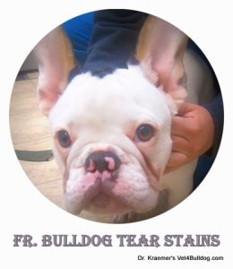 French bulldog tear stains