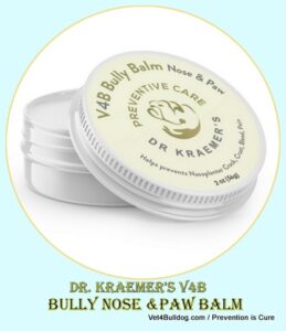 bulldog nose and paw balm