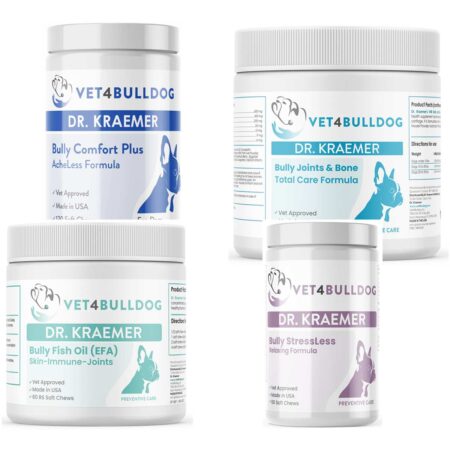 Bully Back and Nerve Ultimate Bundle under 59lb with optimized 2026 Vet4Bulldog product images