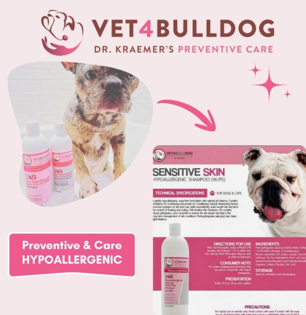 Fr. bulldog hypoallergenic Medicated Shampoo