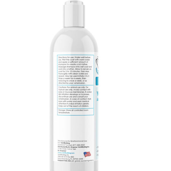 Yeasty Bulldog Antiseptic Medicated Shampoo Direction